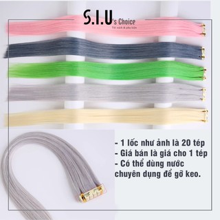 [LINE DÁN] Tóc giả highlight dán giống tóc thật dài 65cm siuschoice