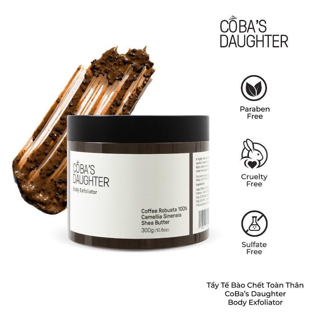 Combo Gel Dưỡng Da Nha Đam và Tẩy Tế Bào Chết Toàn Thân Hương Matcha CoBa’s Daughter