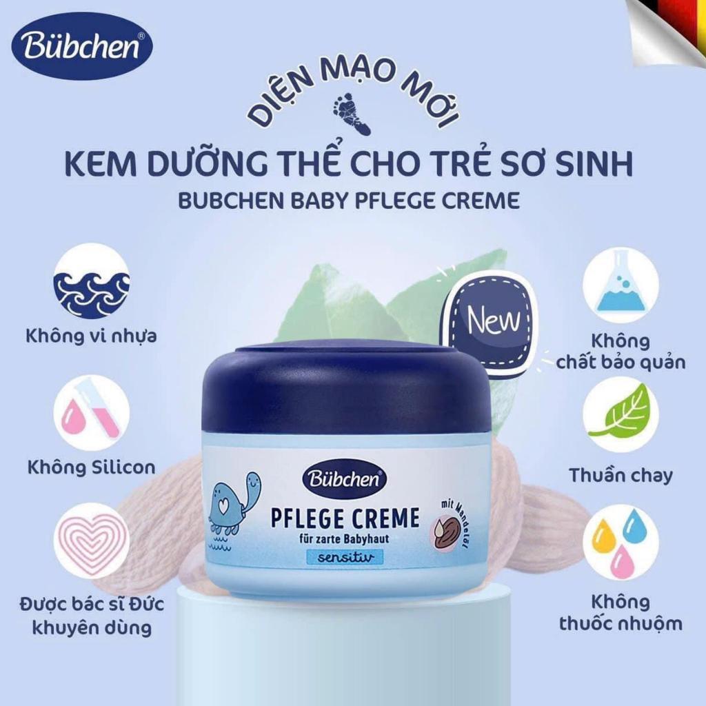 Kem nẻ Bubchen kem dưỡng ẩm da mặt body toàn thân buchen Đức an toàn cho da em bé da nhạy cảm