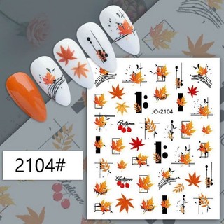 Sticker hoa lụa 3d dán móng/ Sticker hoa hồng dân móng/ Sticker lá phong dán móng