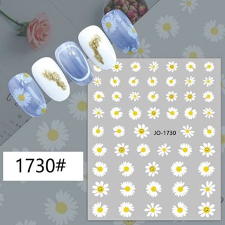 Sticker hoa lụa 3d dán móng/ Sticker hoa hồng dân móng/ Sticker lá phong dán móng