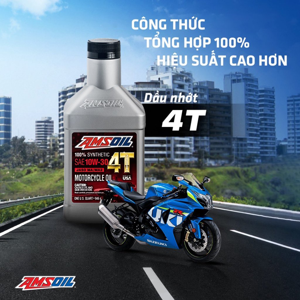 Nhớt Xe Số Amsoil Performance 10w30 946ml