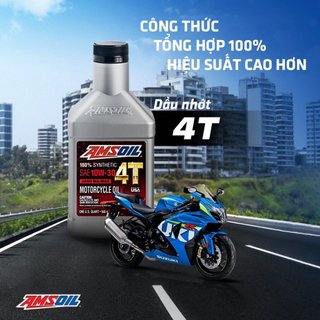 Nhớt xe số amsoil performance 10w30 946ml