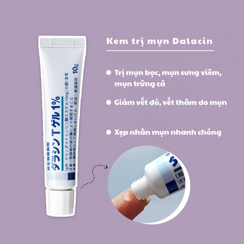 Kem giảm mụn Dalacin T Gel 1%
