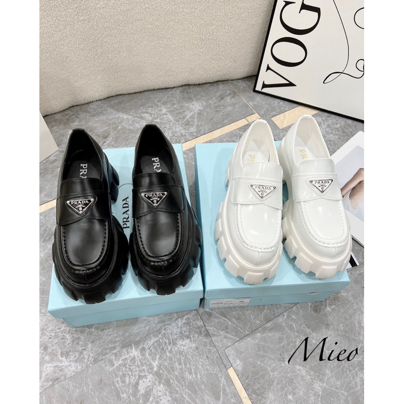 Giày moca prd tag đồng mũi trong đế răng cưa cao fullbox