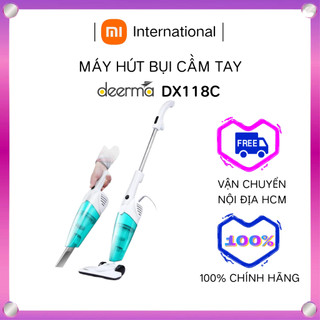 Deerma máy hút bụi cầm tay deerma dx118c công suất 600w siêu hút 1.2l - máy hút bụi deerma - mi internatio