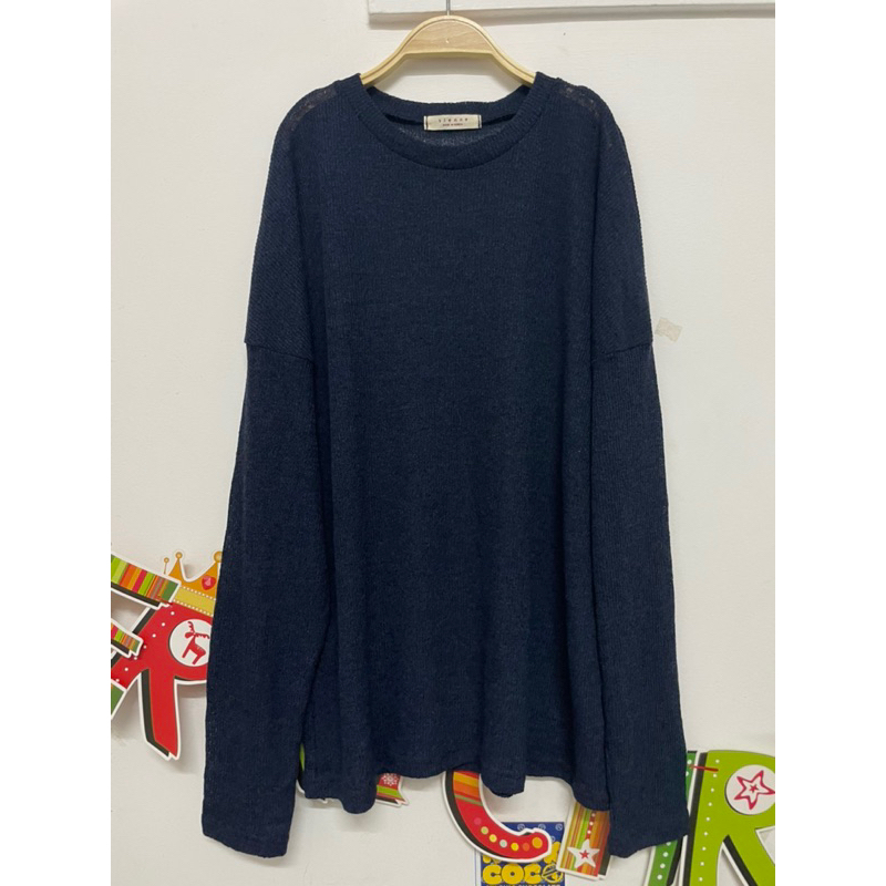 Áo mongtogi Hàn màu xanh đen freesize k4