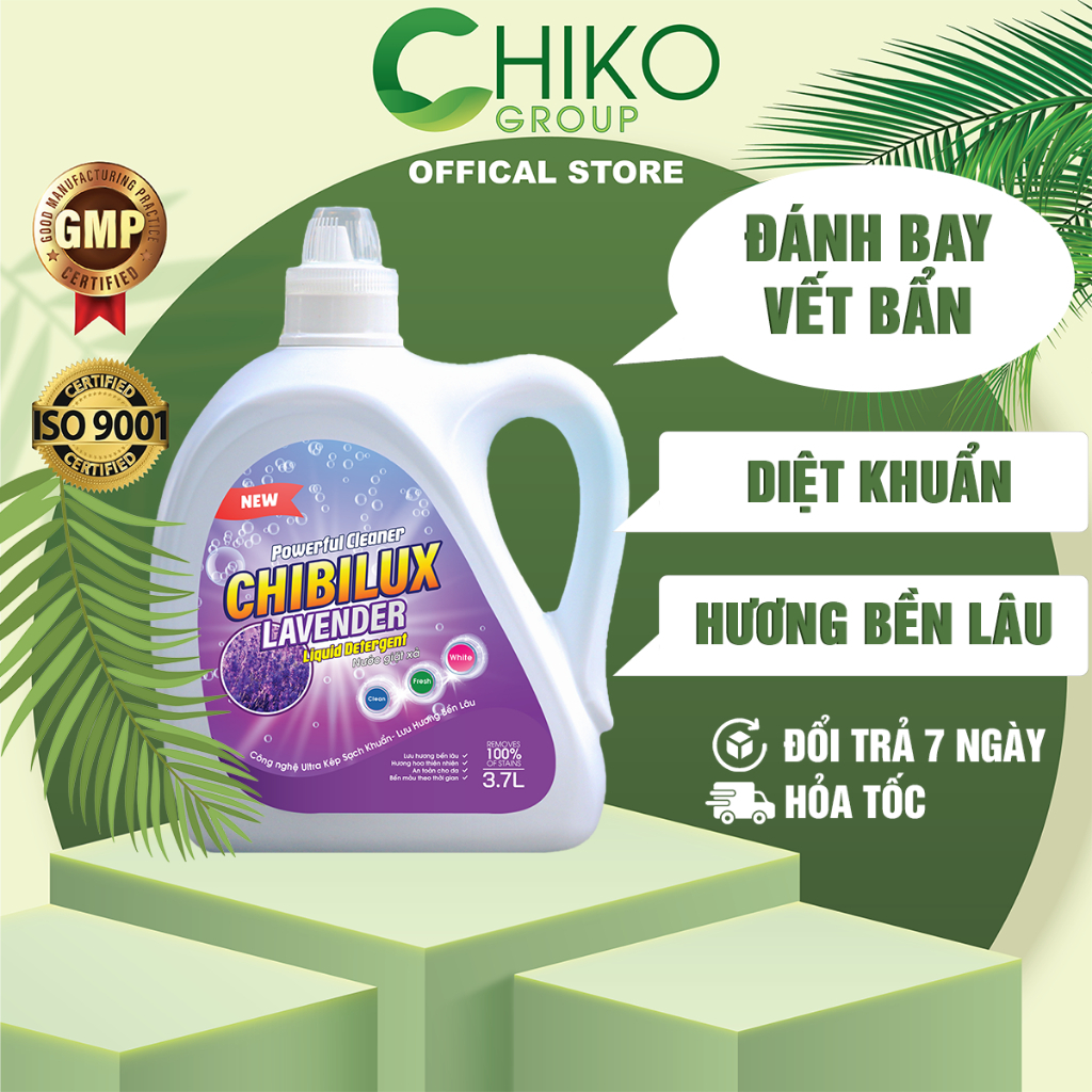 Nước Giặt Xả CHIKO CHIBILUX Hương Lavender 3,7L