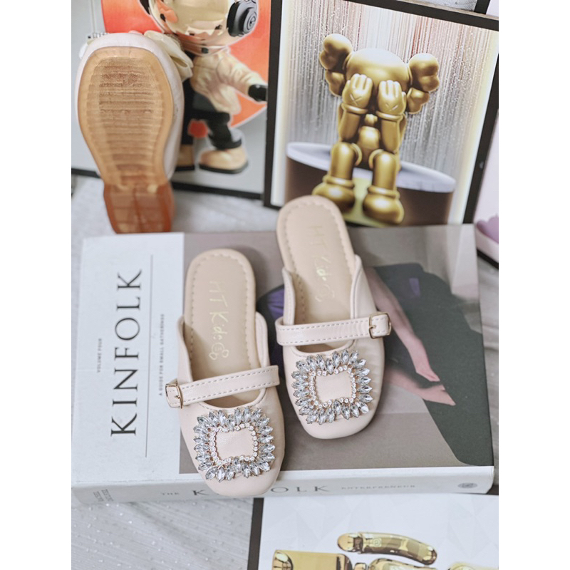 Sục cho bé gái,sục đá vuông dây đai hàng cao cấp