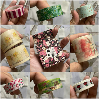 Thanh lý đồng giá 2-10k băng dính washi tape PET tape full cuộn