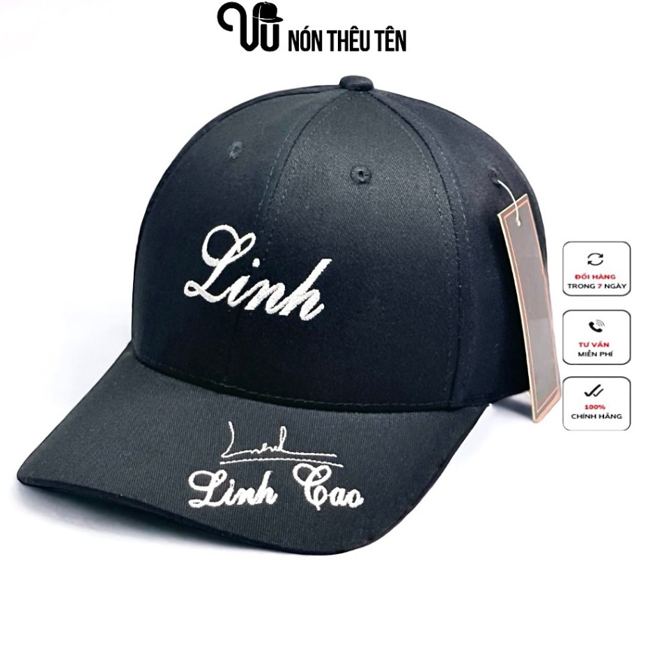 Mũ Thêu Tên Theo Yêu Cầu VUCAP - VẢI Kaki Cao Cấp HÀN QUỐC