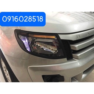 Ford Ranger 2014 2015 Bộ Ốp đèn pha hậu trước sau xe chuẩn form
