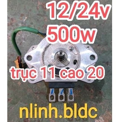 motor không chổi than 12V 24V 500w brushless BLDC,động cơ không chổi than