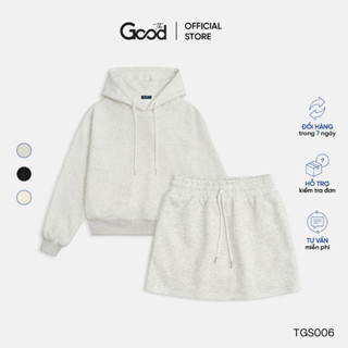  Set Áo Hoodie Và Chân Váy Classic The Good Crop Hoodie Set 