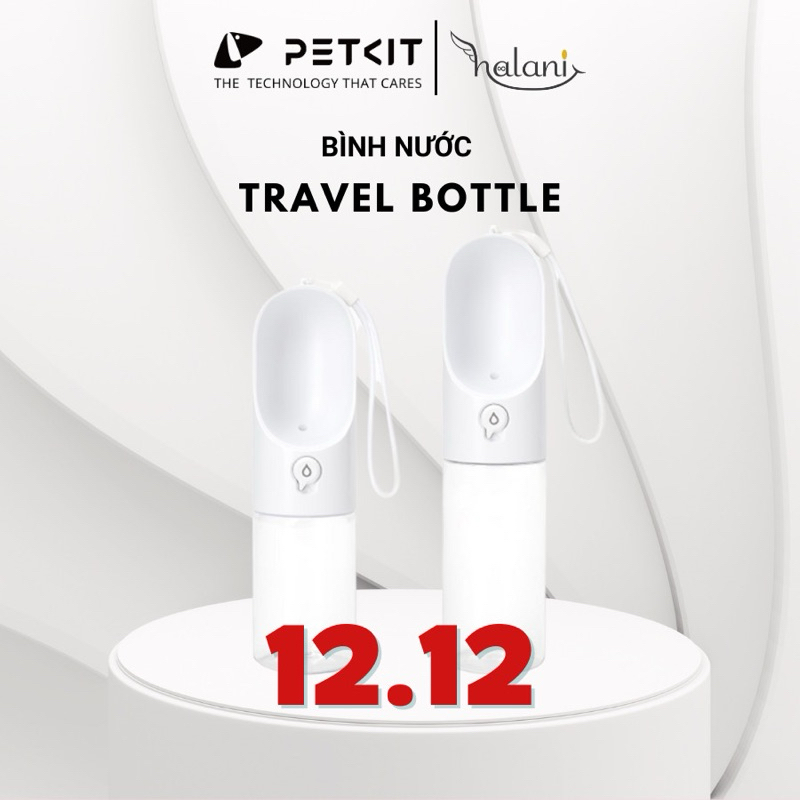 Bình Nước Di Động Cho Thú Cưng Petkit Du Lịch Dã Ngoại Dung Tích 300ml/400ml
