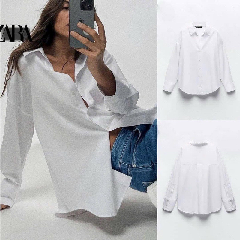 ÁO SƠ MI TRẮNG ZA…RA