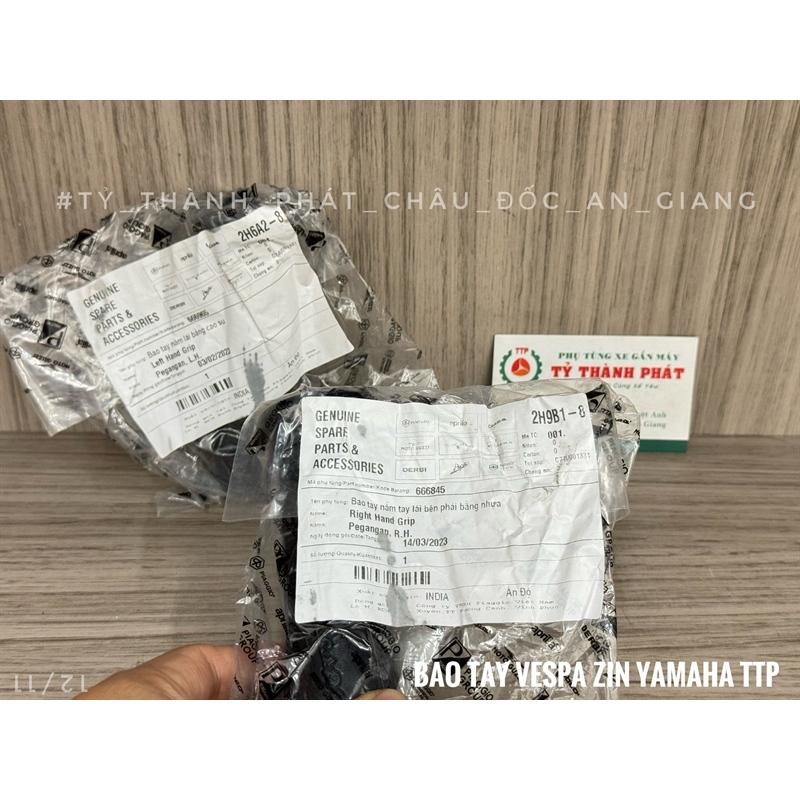 Bao tay Vespa zin