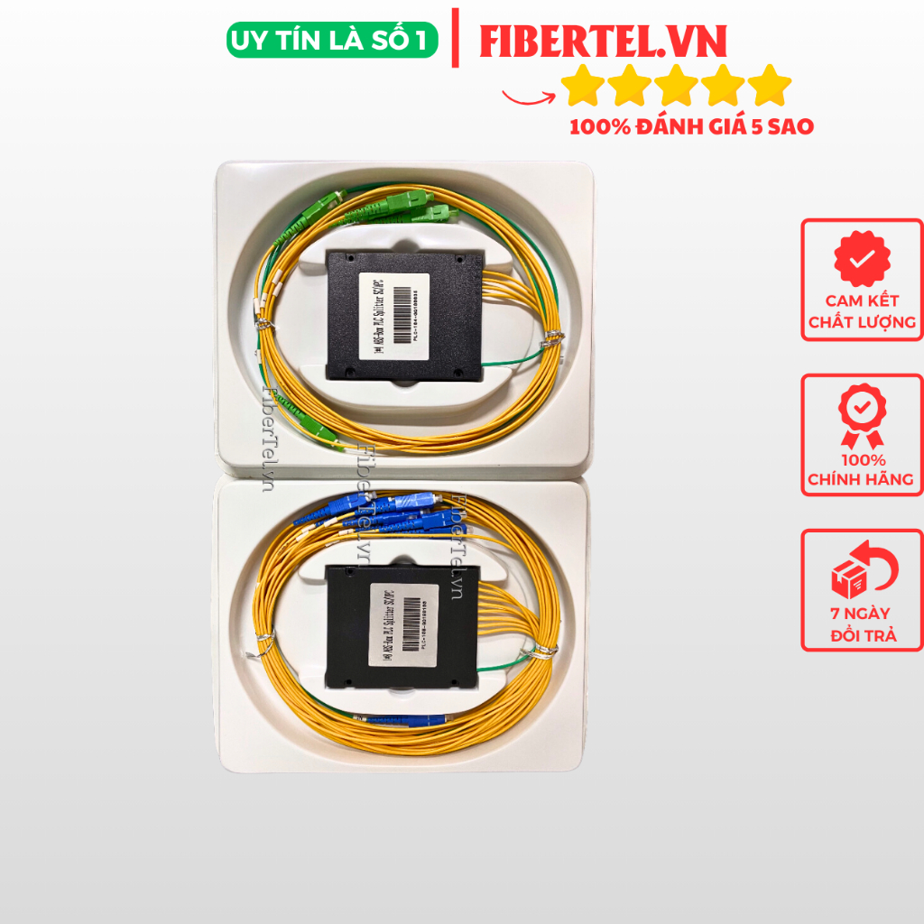 Bộ Chia Quang ABS 1x8 Cao Cấp Chính Hãng Bảo Hành 1 Đổi 1
