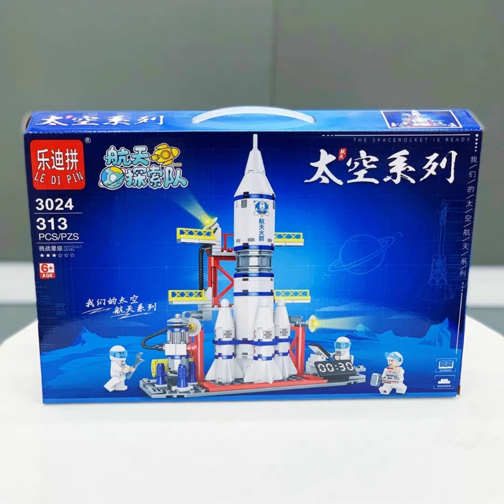 Xếp Hình LeDiPin 3024 - Lắp Ráp Trạm Phóng Tàu Vũ Trụ 313 Mảnh Ghép