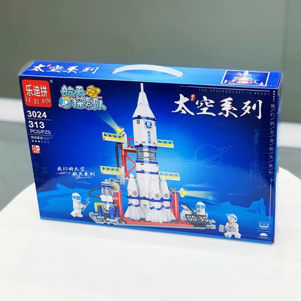 Xếp Hình LeDiPin 3024 - Lắp Ráp Trạm Phóng Tàu Vũ Trụ 313 Mảnh Ghép