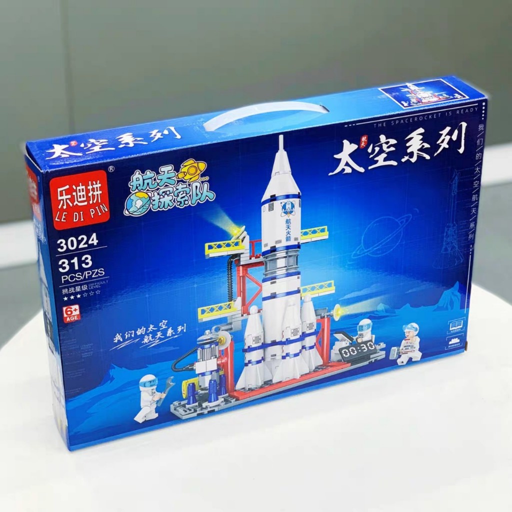 Xếp Hình LeDiPin 3024 - Lắp Ráp Trạm Phóng Tàu Vũ Trụ 313 Mảnh Ghép