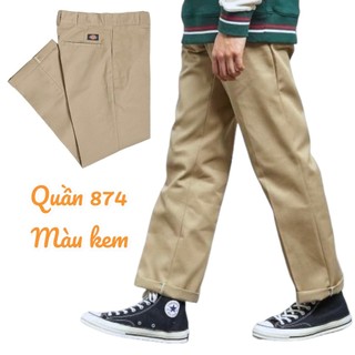 Quần Dickies chính hãng, chất vải kaki, form ống xuông