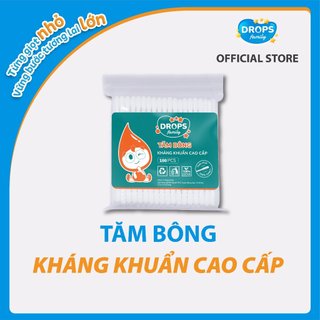 Tăm bông trẻ em Novocare em bé Drops Family - Gói 100c
