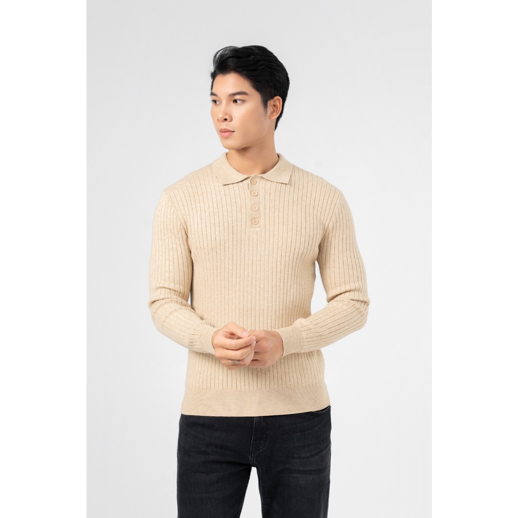 Áo len nam VIỆTBROTHERS dài tay cổ bẻ 231ALA03