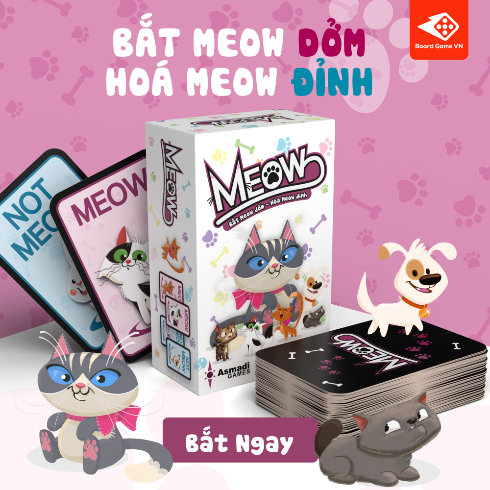 Giờ  Ra Chơi - Meow| Board game dễ thương cho gia đình| Trò chơi giải trí vui nhộn