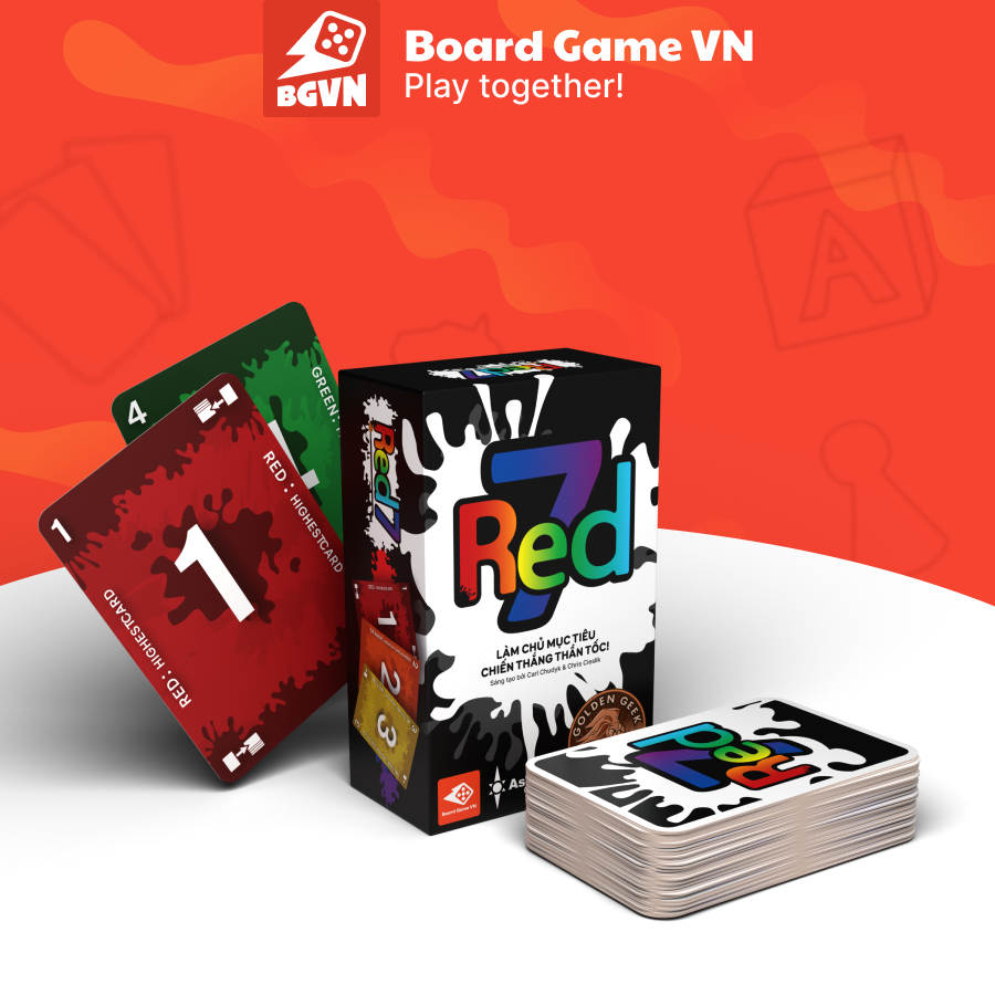 Board Game VN - Red 7 - Trò chơi đạt đề cử Board Game gia đình hay nhất 2014