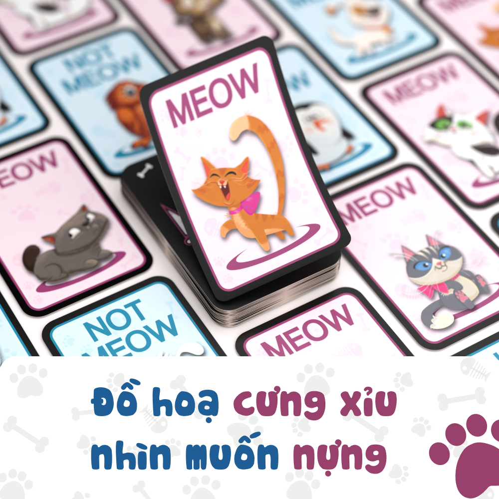 Giờ  Ra Chơi - Meow| Board game dễ thương cho gia đình| Trò chơi giải trí vui nhộn