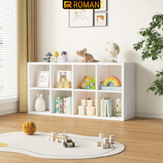 Kệ sách tổ ong, kệ để đồ đa năng gỗ MDF dày 25mm màu trắng cao cấp thương hiệu Roman - RA33