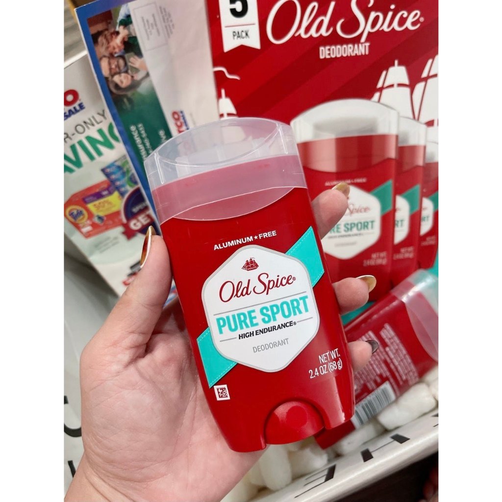 Lăn Khử Mùi Cho NAM Old Spice Pure Sport Hight Endurance Deodorant Aluminum Free 68g