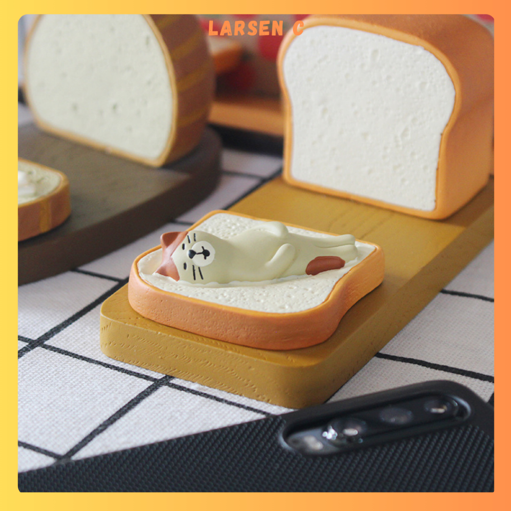 Giá đỡ gác điện thoại hình mèo sofa/TV/suối nước nóng phong cách Nhật dễ thương