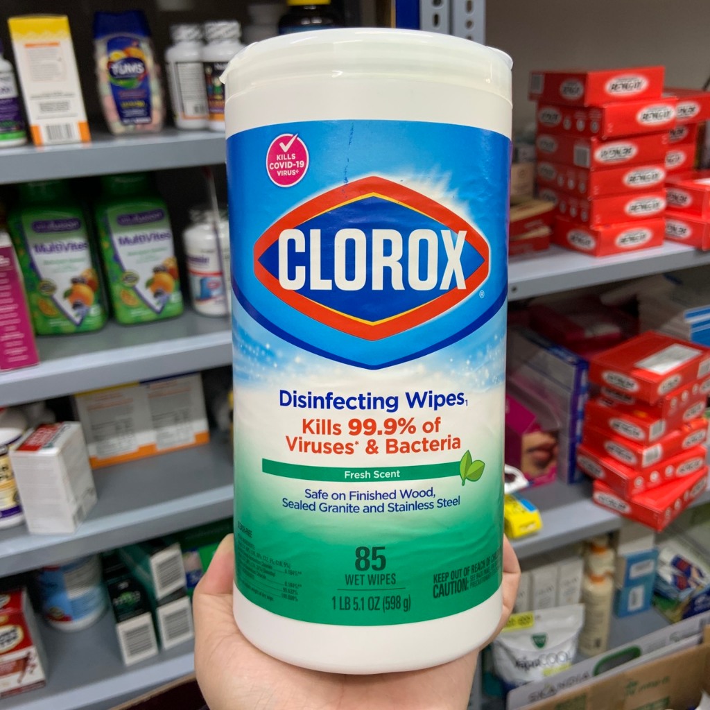 Khăn ướt diệt khuẩn đa năng Clorox tiêu diệt 99,9% vi khuẩn - EDS Mart