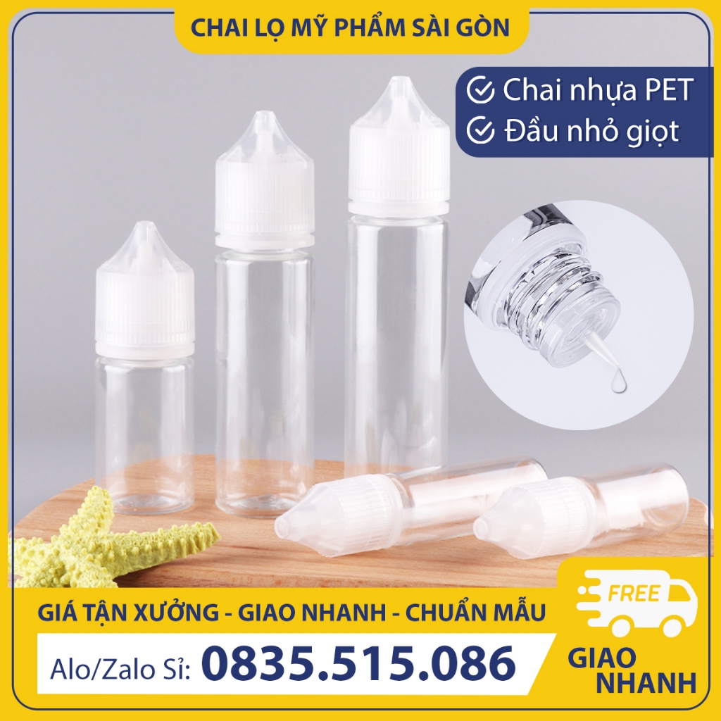 Chai nhựa chiết mỹ phẩm, tinh dầu, 10ml/ 15ml/ 30ml/ 50ml/100ml, chai nhỏ giọt tiện lợi - BuyOne - BOPE18