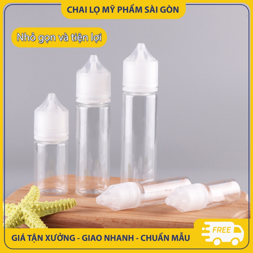 Chai nhựa chiết mỹ phẩm, tinh dầu, 10ml/ 15ml/ 30ml/ 50ml/100ml, chai nhỏ giọt tiện lợi - BuyOne - BOPE18