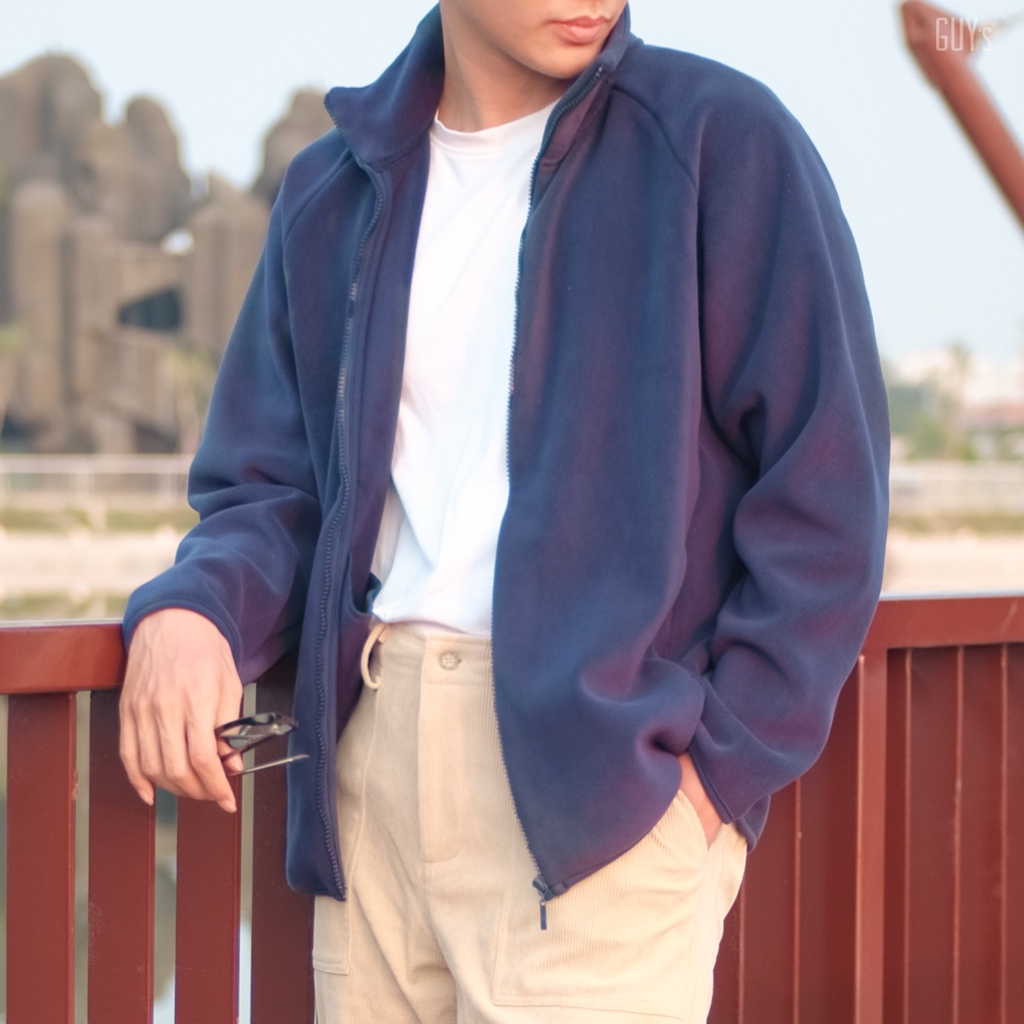 Áo Khoác Nỉ Bông Giữ Nhiệt Fleece Chester Jacket GUY's Closet - Chất Nỉ Bông Lông Cừu Cao Cấp, Năng Động, Siêu Ấm