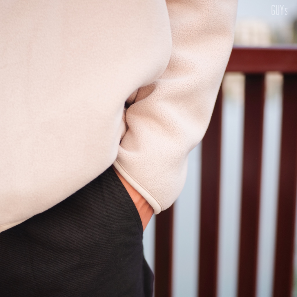 Áo Khoác Nỉ Bông Giữ Nhiệt Fleece Chester Jacket GUY's Closet - Chất Nỉ Bông Lông Cừu Cao Cấp, Năng Động, Siêu Ấm