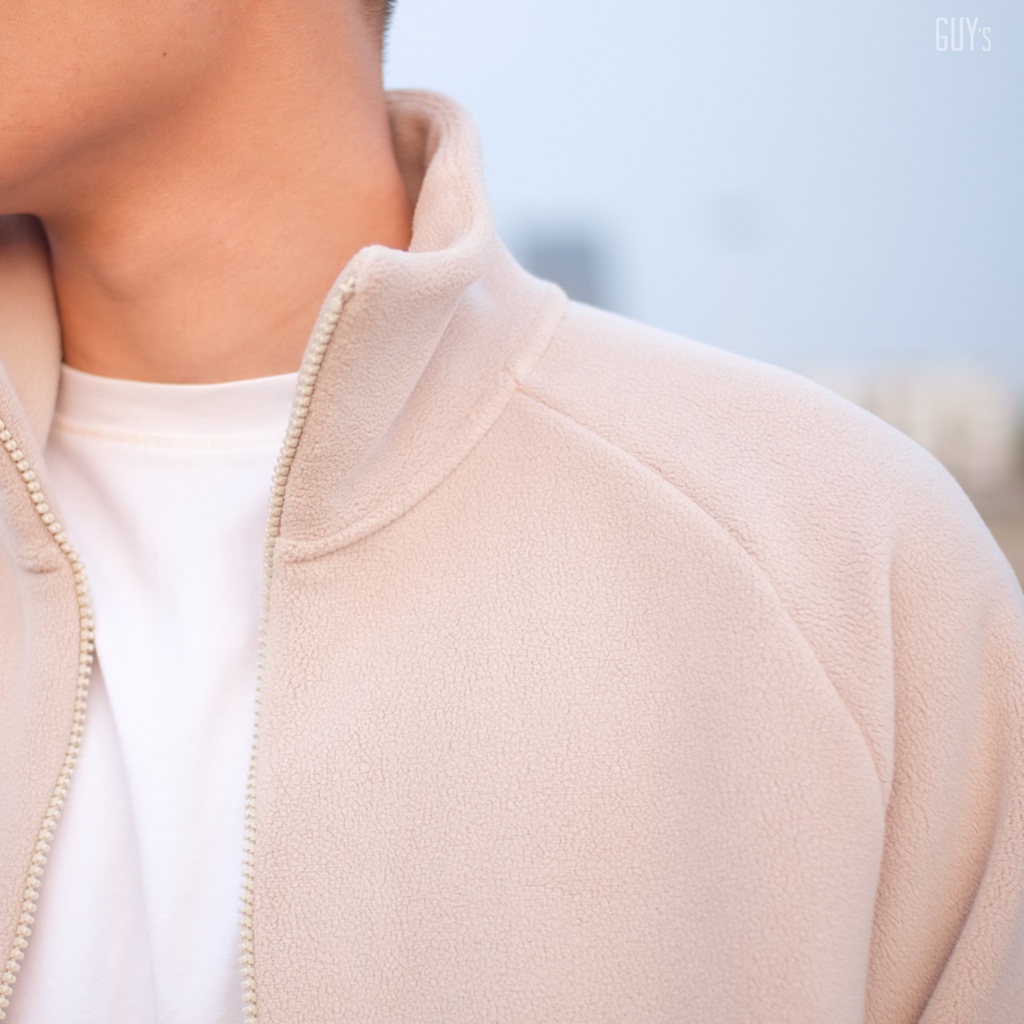 Áo Khoác Nỉ Bông Giữ Nhiệt Fleece Chester Jacket GUY's Closet - Chất Nỉ Bông Lông Cừu Cao Cấp, Năng Động, Siêu Ấm