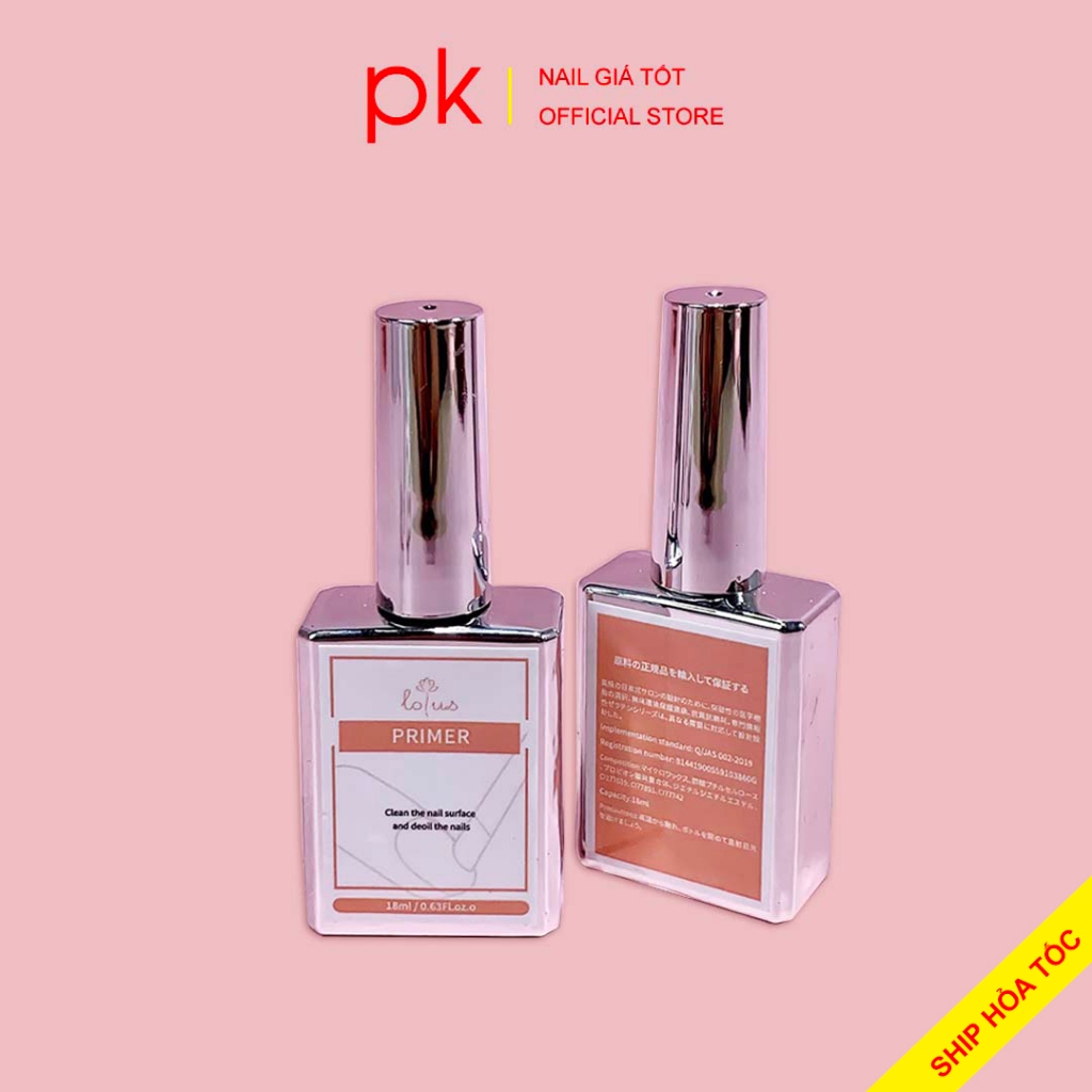 Kiềm dầu, khử dầu móng tay ( Acid- free primer ) Lotus cao cấp