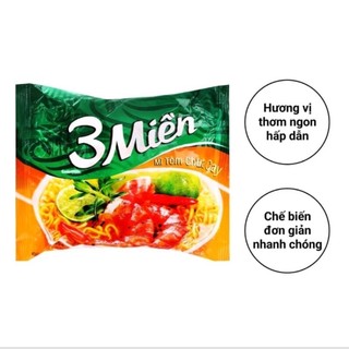 Combo 10 gói 3 miền tôm chua cay gói 65g