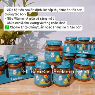 Mận đen nghiền Gerber cho bé từ 4 tháng