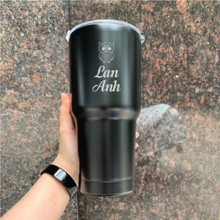 Ly giữ nhiệt☘️VIỆT NHẬT☘️ Cốc giữ nhiệt làm bằng inox 304, dung tích 900ml khắc tên, logo câu chúc theo yêu cầu