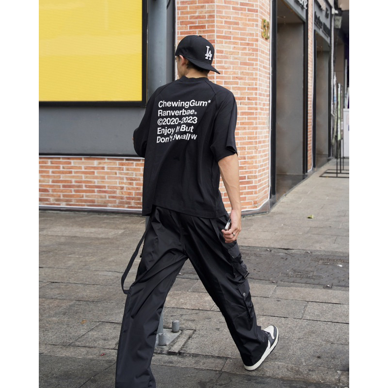 Áo Thun RVB Chewing Gum Boxy T-Shirt Black