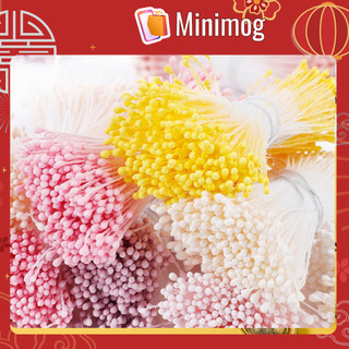 Nhụy hoa giả làm hoa handmade nhiều màu sắc phụ kiện làm hoa handmade MINIMOG