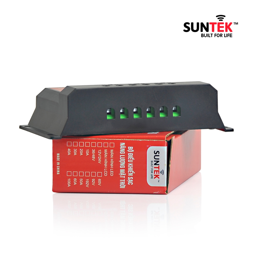 Bộ Điều Khiển Sạc Năng Lượng Mặt Trời 30A SUNTEK Solar Charge Controller - Tối ưu Nguồn điện sạc từ Tấm Pin NLMT