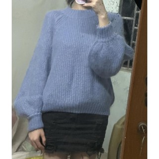 Áo len 2hand trơn dày dặn