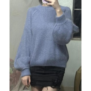 Áo len 2hand trơn dày dặn