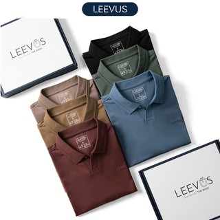   TẶNG HỘP CHO ĐƠN TỪ 499K  Áo Polo nam trơn basic RAFFZ LEEVUS bo ôm phần vạt áo vải CVC form regular APL314 